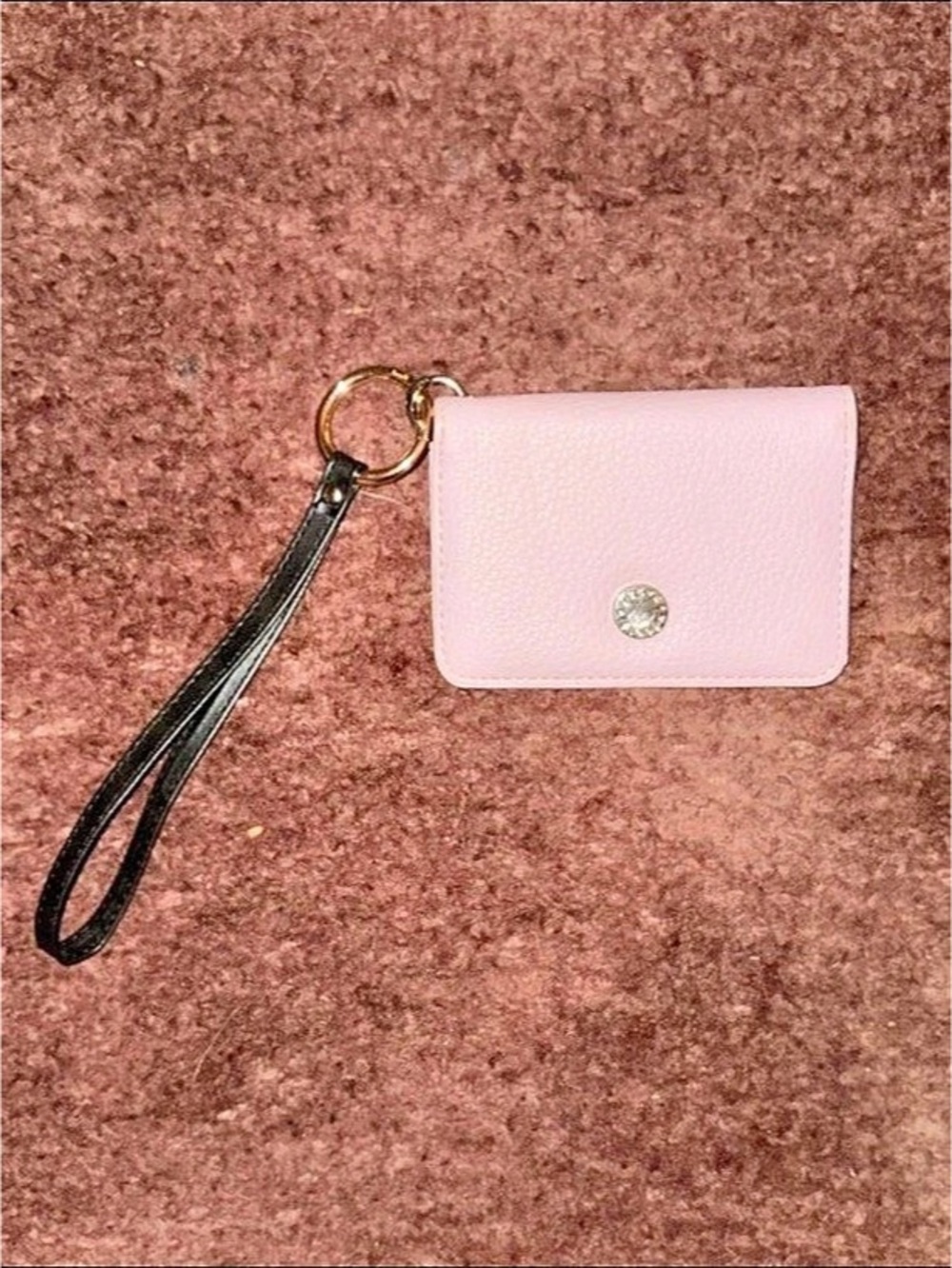 Steve Madden Bharpe Card Case Wallet Pink Wristlet